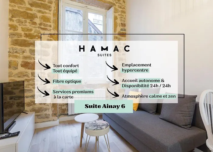 公寓 Hamac - Ainay 4 - Hyper Centre 里昂